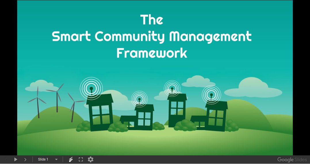 Smart Community Framework Presentation